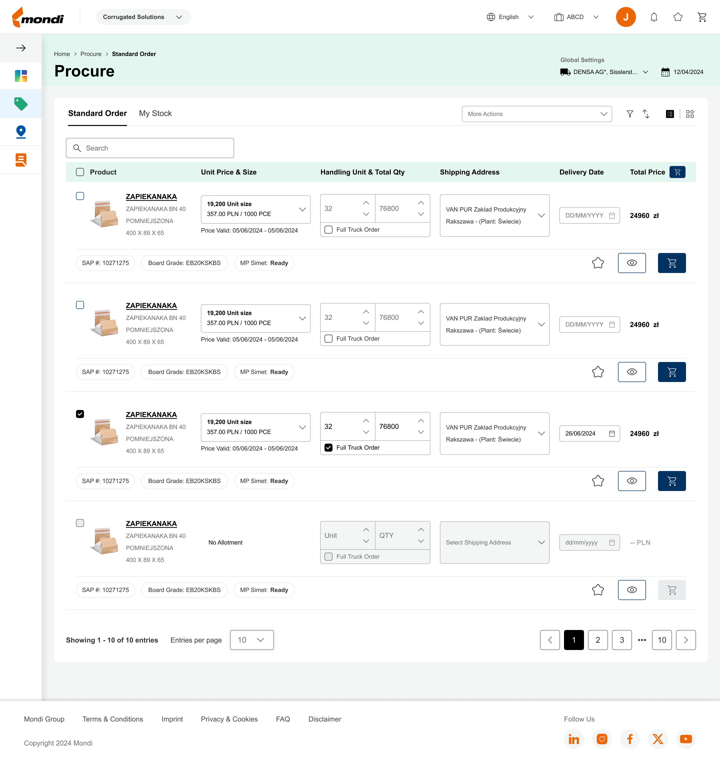 Scheduling flow